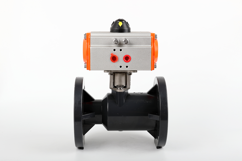 惠水气动法兰一体球阀